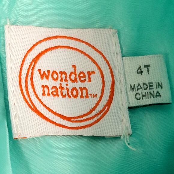 Wonder Nation, Fully Lined, Lace Dress Set in Mist Mint Size 4 - Picture 6 of 11